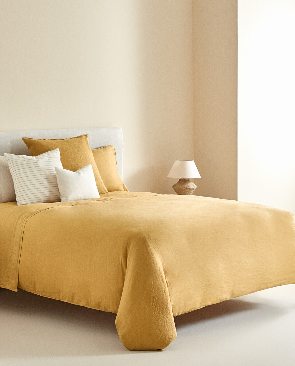 zara s large yellow bed